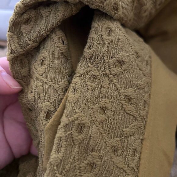 LOGO by Lori Goldstein Logo Layers By Lori Goldstein Leggings w/ Lace Panel L - Picture 10 of 13